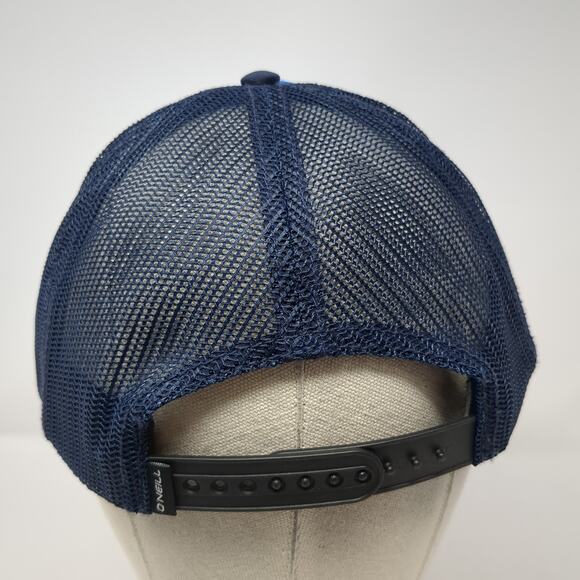 O'Neill Est. 1952 Snapback Trucker Hat Blue One Size Adjustable Mesh Back - Picture 6 of 9